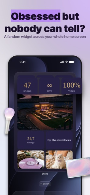 Shrine: A home screen widget that takes the whole page
